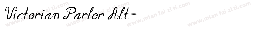 Victorian Parlor Alt字体转换